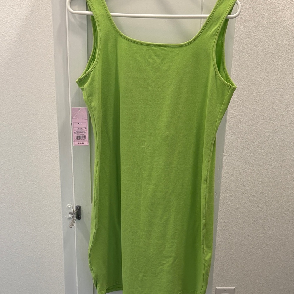 wild fable Lime Green Mini Tank Dress